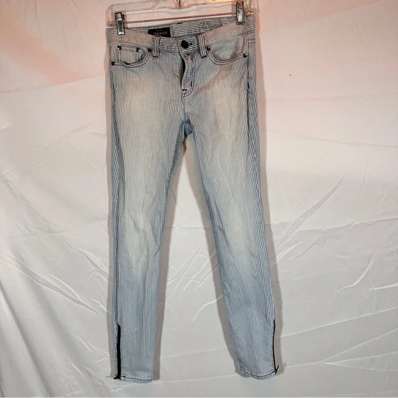 JCREW Pinstripe Toothpick Jeans size 25 - Picture 5 of 5